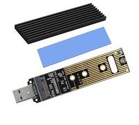 Sintech nVME - Tarjeta SSD USB 3.0 M.2 (NGFF) M Key SSD Caja externa con conector USB 3.1 Tipo C