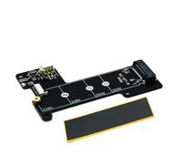 Sintech Tarjeta adaptadora M.2 NVMe a PCIe FPC de 16 pines con disipador de calor para Raspberry Pi 5 (compatible con SSD 2230, 2242, 2280)