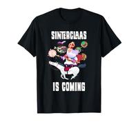 Sinterklaas llega con un Divertido Disfraz navideño Camiseta