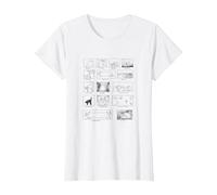 Sintetizador Cat Producer Analog Synth Studio Gear Effect Camiseta, Mujer, Blanco, XL