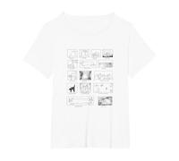 Sintetizador Cat Producer Analog Synth Studio Gear Effect Camiseta, Mujer Tallas Grandes, Blanco, 5XL Grande