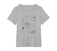 Sintetizador Cat Producer Analog Synth Studio Gear Effect Camiseta, Mujer Tallas Grandes, Gris Jaspeado, 3XL Grande