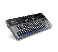 Sintetizador de bajo analógico y secuenciador, Donner Essential B1 con interfaz de usuario intuitiva, memoria de 128 patrones, efectos de saturación y retardo, ideal para un sonido de ácido clásico