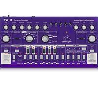 Sintetizador de línea de bajo analógico Behringer TD-3-GP con VCO, VCF, secuenciador de 16 pasos, efectos de distorsión y cadena polivinílica de 16 voces