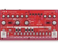Sintetizador de línea de bajo analógico Behringer TD-3-SB con VCO, VCF, secuenciador de 16 pasos, efectos de distorsión y cadena polivinílica de 16 voces