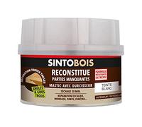 Sintobois - Masilla para reparar madera, tono blanco, 500 ml