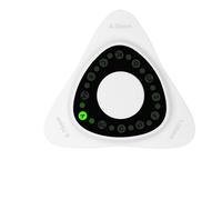 Sintonizador cromático para guitarra, ukelele, violín, con 3 púas de grosor, cómodo LED de mano, 12 tonos, igual temperamento, afinador