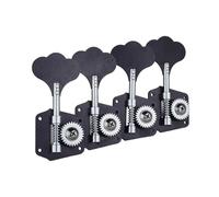 Sintonizador De Bajo Con Relación De Engranaje 1:28 Accesorio Para Instrumento De Fibra De Carbono Con Parte Trasera Abierta Perilla De Afinación De La Guitarra