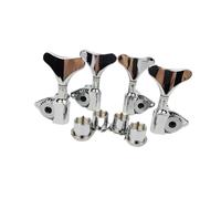 Sintonizador De Bajos Para Principiantes Relación De Engranaje 1:24 Perilla De Afinación Abierta Accesorios Profesionales Cromados Perilla De Afinación De La Guitarra