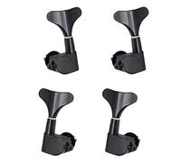 Sintonizador de clavijas de afinación de cuerdas, botón de cabeza de máquina sellado para parte de bajo, color negro, 2R2L, 2 izquierda, 2 derecha