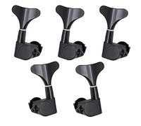Sintonizador de clavijas de afinación de cuerdas, botón de cabeza de máquina sellado para parte de bajo, color negro, 2L3R, 2 izquierda, 3 derecha