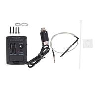 Sintonizador de ecualizador de ukelele SustVita y metodo de amplificador de preamplificador de 2 bandas precableado, una pastilla de ukelele de guitarra acústica con controles de