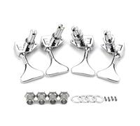 Sintonizador de graves eléctrico de repuesto 1:20 relación Open Gear Tuning Pegs Botones de cabeza de máquina de bajo hardware duración accesorios
