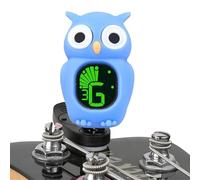 Sintonizador de guitarra - ABS, sintonizador cromático, alta precisión | Ajuste rápido de instrumentos precisos, sintonizadores de búho para guitarra, bajo, violín, ukelele, instrumentos acústicos