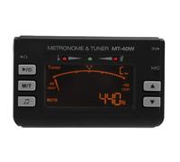 Sintonizador de Metrónomo LCD Eléctrico para Saxofón de Guitarra, bajo y Más - Black Abscolor Breitan Tap 3 Modos Camioneta para Instrumentos Viento (Música de viento MT-40W)