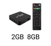 Sintonizador de TV 2025 MXQ Pro Smart TV Box Android 12 IK316 Familia H.265 4K HD 2.4/5G Wifi dual Vídeo 3D_2G