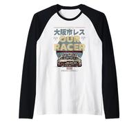 Sintonizador japonés Drift Street Racing Legends JDM Y2K Camiseta Manga Raglan