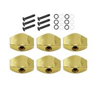 Sintonizadores de claves, sintonizadores acústicos, 6 piezas Set for Music Upgrade, Metal Alloy Detail, Instrument Parts Característica, Home Studio Utility for Musician Repair Maintenance