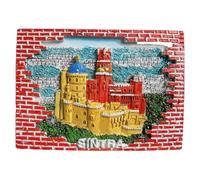 Sintra Portugal - Imán para nevera 3D, regalo de recuerdo, resina hecha a mano, colección de decoración para el hogar y la cocina