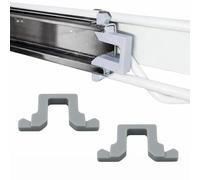 Sintrix Fab 2 topes para guardar la cesta/tope final del riel trasero. Compatible con lavavajillas Miele 2154400. Tope de clip para cajón de cubiertos, apto para Imperial, Privileg, Matura