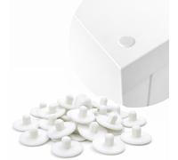 Sintrix Fab 20 tapas para tornillos de cabeza avellanada, compatibles con sistema de estanterías IKEA Kallax/Expedit/Trofast sin herramientas