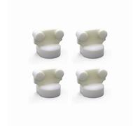 Sintrix Fab 4 rodillos deslizantes, compatibles con rieles de cortina IKEA Kvartal, ajuste seguro y deslizamiento suave, ideal para cortinas de panel y cortinas correderas