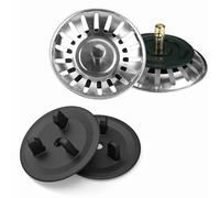 Sintrix Fab Junta para tapones de fregadero, pieza de repuesto compatible con sifón IKEA Atlant & Domsjö cierre Silkorg - Tapón de lavabo Junta de goma mejorada - Tapón de lavabo Ersa