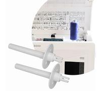 Sintrix Fab Soporte universal para carretes de hilo de 5 mm de diámetro - 2 unidades de carretes auxiliares para agujas gemelas y bobinas verticales, compatible con Brother, Singer, AEG