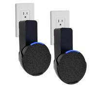 Sintron 2X Soporte de Pared para Echᴏ Pop, Soporte para Altavoz Inteligente, Ahorra Espacio, Sin Uso de Tornillos, Gestión de Cables Integrada, Diseño Decorativo, Compatible con Google Nest (Negro)