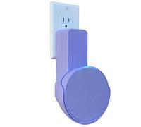 Sintron Soporte de Pared para Echᴏ Pop, Soporte para Altavoz inteligente, Ahorra Espacio, Sin Tornillos Necesarios, Gestión de Cables Integrada, Diseño Decorativo, Compatible con Google Nest (Lavanda)
