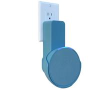 Sintron Soporte de Pared para Echᴏ Pop, Soporte para Altavoz Inteligente, Ahorra Espacio, Sin Tornillos, Gestión de Cables Integrada, Diseño Decorativo, Compatible con Google Nest (Verde Azulado)