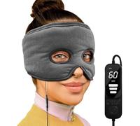 Sinus Heating Pad, Electric USB Warmer, 26,57 x 5,118 pulgadas Eye Cover with Recargable Design, Soft Fabric Heated, Relaxation Device with Modern Style, Travel Pad for Women at Home