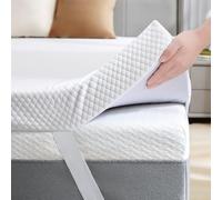 SINWEEK 2 Inch Gel Memory Foam Mattress Topper Full Size, Ventilated High Density Pad for Back Pain, Bed Topper with Removable Soft Cover, CertiPUR-US Certified