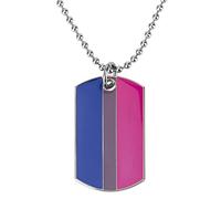 Sinwinkori Collar con colgante de etiqueta de perro progreso, agenda, arco iris, asexual, transgénero, mil, bisexual, pansexual, Filadelfia, collar de etiqueta de perro demiboy lesbiana, Oro