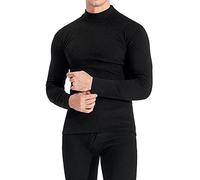 Sinyales Jersey De Hombre - Hombres Mangas Largas Cuello Tortuga Camiseta Color Sólido Grueso Cálido Delgado Medio Alto Cuello Base Camisa Blusa Térmica para Hombre Interior Ropa Plus Size, Estilo