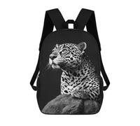 sinyumoney 17inch Amazon Jaguar Portrait Mochila Escolar Infantil Con Estampado 3D, Mochila Escolar Informal Para Niños De Primaria Y Secundaria