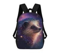 sinyumoney 17inch Cosmic Hedgehog Art Print-22 Mochila Escolar Infantil Con Estampado 3D, Mochila Escolar Informal Para Niños De Primaria Y Secundaria