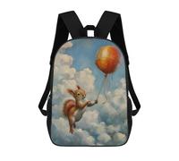 sinyumoney 17inch Funny Squirrel Balloon Mochila Escolar Infantil Con Estampado 3D, Mochila Escolar Informal Para Niños De Primaria Y Secundaria
