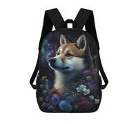 sinyumoney 17inch Galactic Canine Dream Mochila Escolar Infantil Con Estampado 3D, Mochila Escolar Informal Para Niños De Primaria Y Secundaria