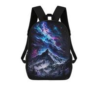 sinyumoney 17inch Galactic Mountain Landscape -3 Mochila Escolar Infantil Con Estampado 3D, Mochila Escolar Informal Para Niños De Primaria Y Secundaria