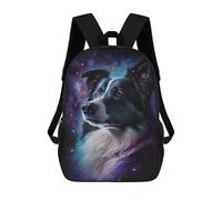 sinyumoney 17inch Galactic Pup Portrait -5 Mochila Escolar Infantil Con Estampado 3D, Mochila Escolar Informal Para Niños De Primaria Y Secundaria