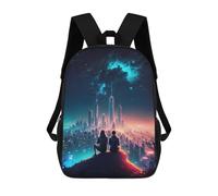 sinyumoney 17inch Galaxy Astral Lovers Mochila Escolar Infantil Con Estampado 3D, Mochila Escolar Informal Para Niños De Primaria Y Secundaria