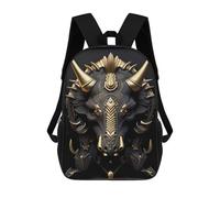 sinyumoney 17inch God Triceratops Dinosaur Mochila Escolar Infantil Con Estampado 3D, Mochila Escolar Informal Para Niños De Primaria Y Secundaria