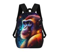 sinyumoney 17inch Gorilla Mochila Escolar Infantil Con Estampado 3D, Mochila Escolar Informal Para Niños De Primaria Y Secundaria