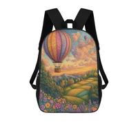 sinyumoney 17inch Hot Air Balloon Adventure Mochila Escolar Infantil Con Estampado 3D, Mochila Escolar Informal Para Niños De Primaria Y Secundaria