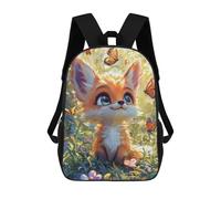 sinyumoney 17inch Magical Fox Garden Mochila Escolar Infantil Con Estampado 3D, Mochila Escolar Informal Para Niños De Primaria Y Secundaria