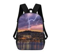 sinyumoney 17inch Mochila Escolar Para Niñas Dundee City Lightning Mochila Escolar Impresa En 3D Para Niños Mochila Informal Para El Día A Día Para Estudiantes De Secundaria