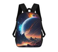 sinyumoney 17inch Mochila Escolar Para Niñas Fantasy Anime Landscape Mochila Escolar Impresa En 3D Para Niños Mochila Informal Para El Día A Día Para Estudiantes De Secundaria