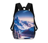 sinyumoney 17inch Mochila Escolar Para Niñas Frozen Majesty Mochila Escolar Impresa En 3D Para Niños Mochila Informal Para El Día A Día Para Estudiantes De Secundaria