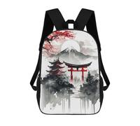 sinyumoney 17inch Mochila Escolar Para Niñas Japan Scenery Ink Wash 2 Mochila Escolar Impresa En 3D Para Niños Mochila Informal Para El Día A Día Para Estudiantes De Secundaria